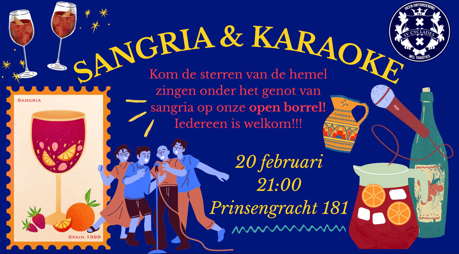 Openborrel: Sangria en Karaoke