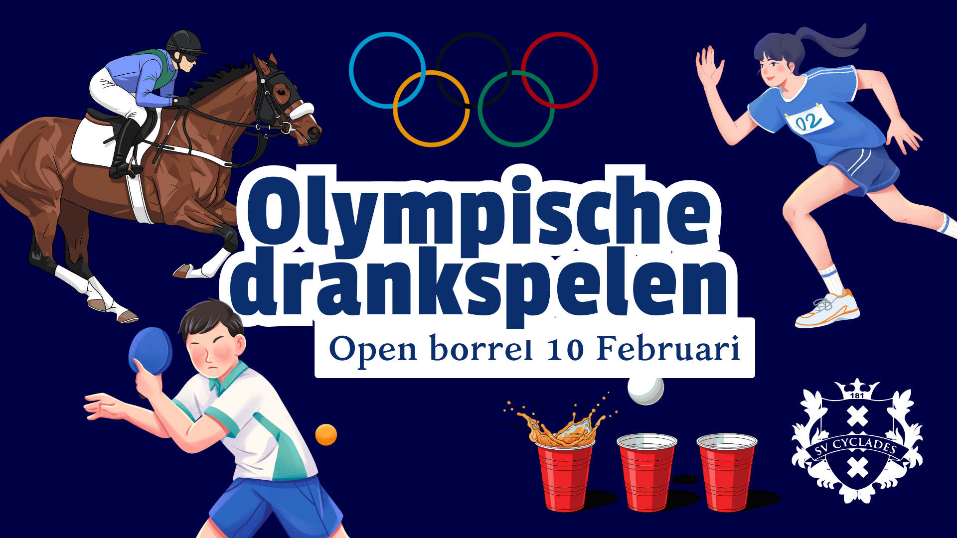 Openborrel: De Olympische Drankspelen
