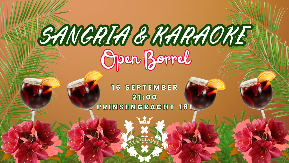 Open Borrel - Sangria en Karaoke