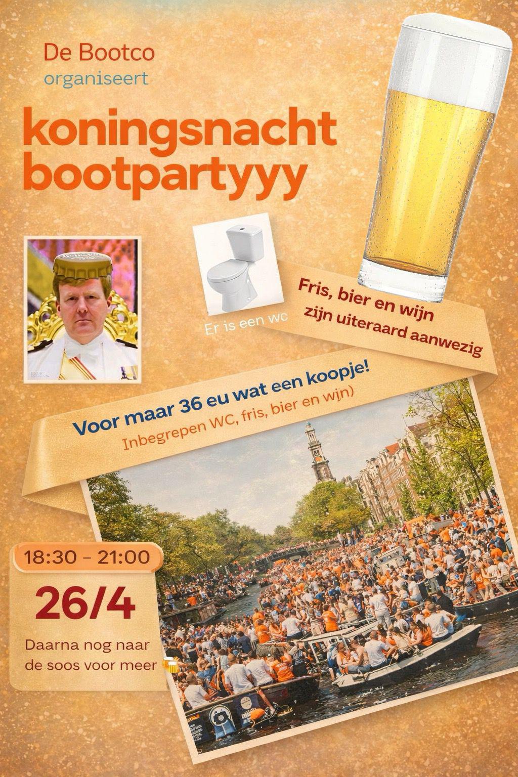 Koningsdag bootpartyyy